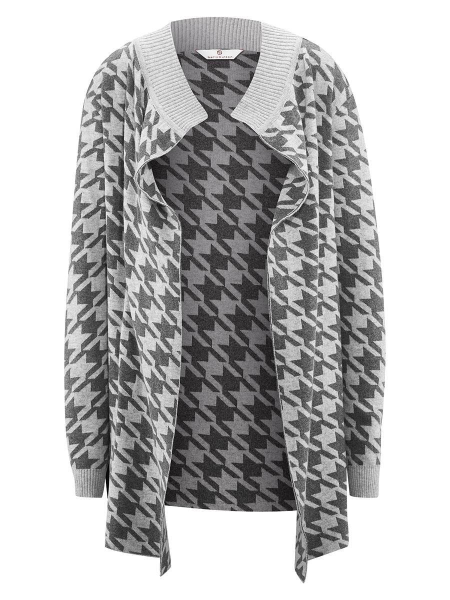 Damski sweter kardigan pepitka Bellybutton Maternity, r.S