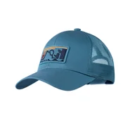 Czapki męskie - Czapka z daszkiem Buff Explore Trucker Cap nidus blue - L/XL - miniaturka - grafika 1