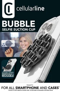 Selfie stick Cellular Line Cellularline Bubble Selfie Saugnapfhalter Black - Selfie stick - miniaturka - grafika 1
