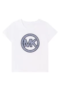 Koszulki dla dziewczynek - Michael Kors t-shirt bawełniany dziecięcy kolor granatowy - grafika 1