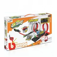 Tory, garaże, parkingi - Bburago Tor samochodowy GoGears Extreme Supersonic Launch W/1Car GXP-798036 GXP-798036 - miniaturka - grafika 1