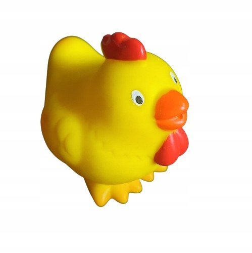 Gumowa zabawka żólta kura kurka do kąpieli