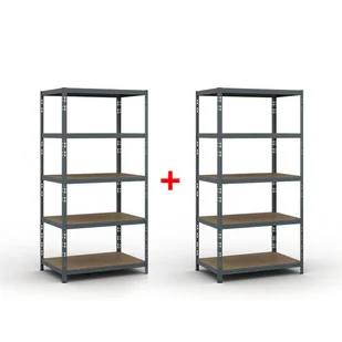 B2B Partner Regał półkowy 1790 x 900 x 600 mm, nośność 175 kg 1+1 GRATIS 540039 - Szafy i regały magazynowe - miniaturka - grafika 1