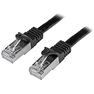 StarTech.com 3 m Cat6 kabel sieciowy - ekranowany (SFTP) Snagless Gigabit kabel krosowy - czarny - Kable miedziane - miniaturka - grafika 1