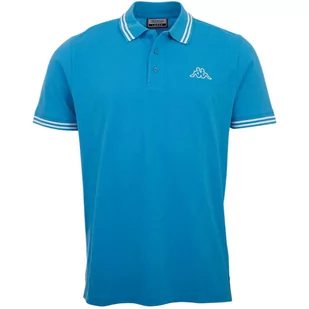 Koszulka męska polo Kappa niebieska 709361 17-4435-S - Koszulki męskie - miniaturka - grafika 1