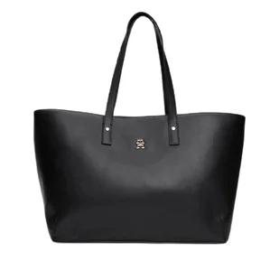 Torebka damska Tommy Hilfiger Chic Tote czarna shopperka - Torebki damskie - miniaturka - grafika 1