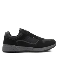 Sneakersy męskie - Sneakersy Lanetti MP07-01543-05B Czarny - miniaturka - grafika 1