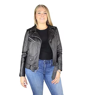 Urban Leather Kurtka damska Biker Perfecto Ladies, M, czarny UR-131 - Kurtki damskie - miniaturka - grafika 1