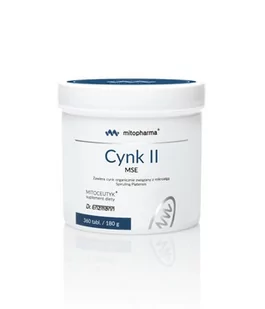 Mito Pharma Cynk Dwuwartościowy MSE Naturalny cynk 2-wartościowy 360 tabletek - Suplementy naturalne - miniaturka - grafika 1