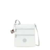 Torebki damskie - Kipling Damskie Keiko Crossbody, Vivid White, Żywy biały - miniaturka - grafika 1