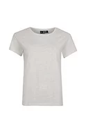 Koszulki i topy damskie - O'Neill O'Neill Koszulka damska Essential z okrągłym dekoltem, z okrągłym dekoltem beżowy biała melea. M-XL 1P7324 - miniaturka - grafika 1
