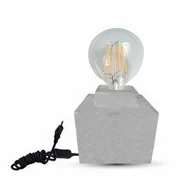 Lampy stojące - v-tac Oprawa Biurkowa V-TAC Beton Kostka fi160mm VT-7160 - miniaturka - grafika 1