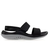 Klapki i japonki damskie - Klapki Crocs Literide 360 Sandal 206711-02G - czarne - miniaturka - grafika 1