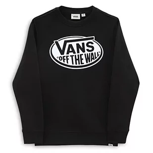 Vans Unisex dziecięca klasyczna OTW Crew chłopięca bluza czarna, M - Bluzy dla chłopców - miniaturka - grafika 1