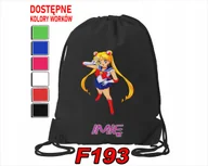 Torby szkolne - WOREK SZKOLNY NA WF SPORTOWY NA BUTY DLA DZIECI WYBRANE WZORY- IMIĘ - miniaturka - grafika 1