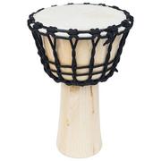 Instrumenty muzyczne dla dzieci - shumee Bęben djembe ze sznurkiem naciągowym 25 cm kozia skóra - miniaturka - grafika 1