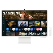Monitory - Samsung M8 M80F 32" 4K Ultra HD LCD Biały - miniaturka - grafika 1