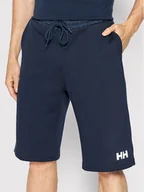 Spodnie sportowe męskie - Helly Hansen Szorty sportowe Active 53014 Granatowy Regular Fit - miniaturka - grafika 1