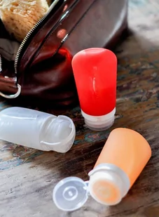 Silikonowa butelka podróżna na płyny Humangear GoToob+ S - orange - Butelki dla niemowląt - miniaturka - grafika 2