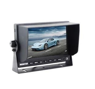 Monitor LCD 7 Heavy Duty 4-PIN dla 2 kamer cofania - Kamery cofania - miniaturka - grafika 1