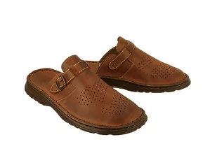 ŁUKBUT 951 brązowy, klapki męskie - Łukbut - Klapki i japonki męskie - miniaturka - grafika 1
