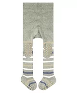 Rajstopy - FALKE Unisex Baby Multi Stripe bawełniane rajstopy dziecięce grube ze wzorem kolorowe pluszowe rajstopy w paski z kółeczkami, 1 sztuka, szare (Wool Grey Melange 3824), 62-68 - miniaturka - grafika 1