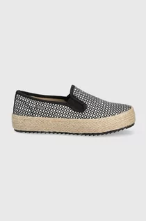 Espadryle damskie - Big Star espadryle kolor czarny na platformie - grafika 1