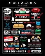 Plakaty - Plakat PYRAMID INTERNATIONAL, Friends (Infographic), 40x50 cm - miniaturka - grafika 1