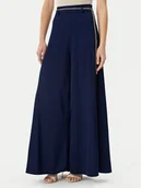 Spodnie damskie - Rinascimento Spodnie materiałowe CFC012258200 Granatowy Regular Fit - miniaturka - grafika 1