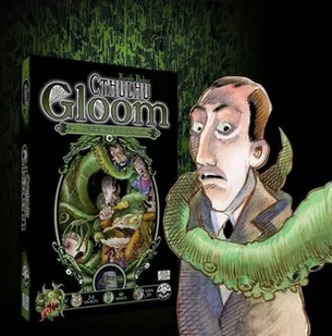 Black Monk Gloom Cthulhu - Gry planszowe - miniaturka - grafika 1