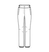 Spodnie narciarskie - Spodnie narciarskie Rossignol damskie Ski Pant białe - XL - miniaturka - grafika 1