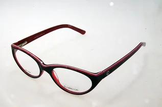 Okulary korekcyjne, oprawki, szkła - Oprawki okularowe Lorenzo KB13589 C1 czarno-czerwone - grafika 1