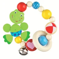 Grzechotki dla dzieci - Heimess Elastyczna grzechotka Żabka 735250 - miniaturka - grafika 1