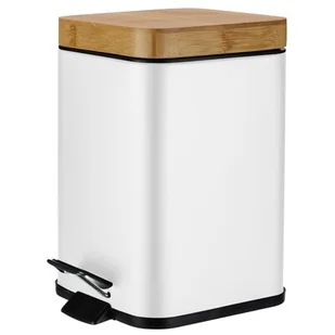 Kosz VERTO 3 l biały - Kosze na śmieci - miniaturka - grafika 1