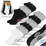 Skarpetki męskie - Umbro Skarpety Męskie Stopki Trainer Bawełniane SK296 9 par 43/46 - miniaturka - grafika 1