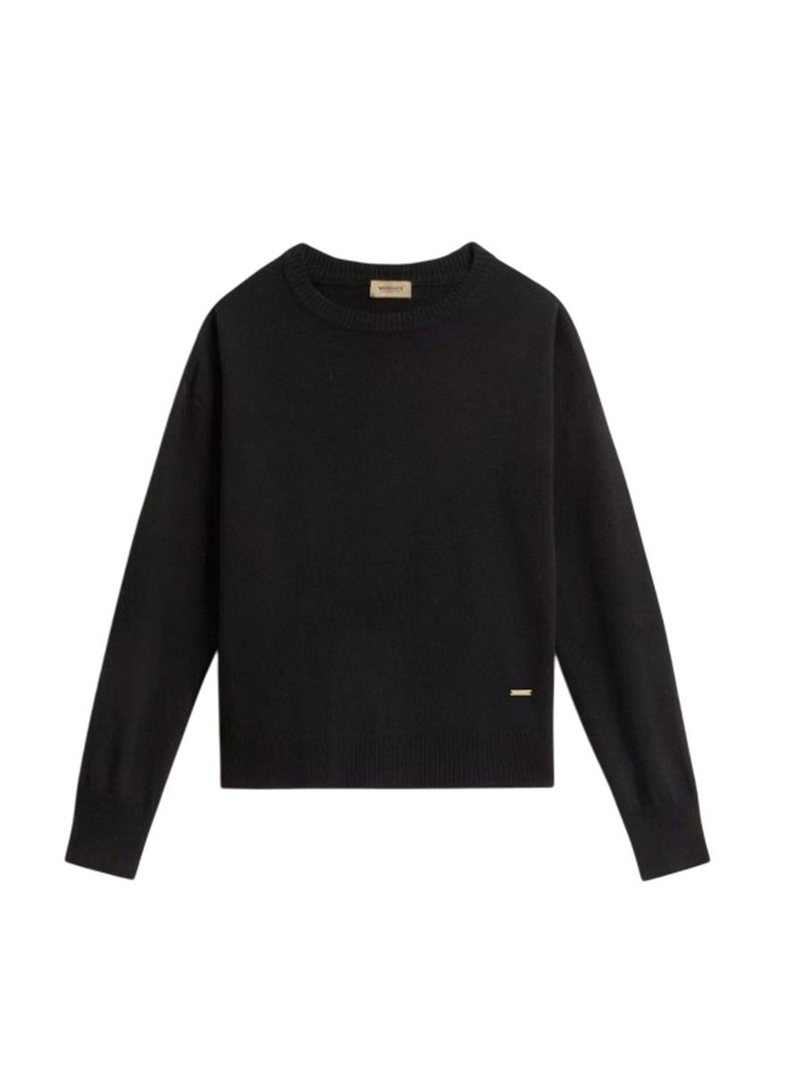 maglioni damskie woolrich - cfwwkn2025fruf5067 - czarny