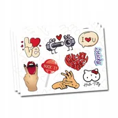 Scrapbooking - Naklejki Walentynki BIAŁY SCRAPBOOKING - miniaturka - grafika 1