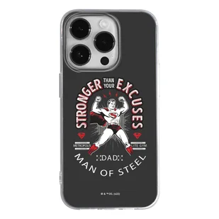 Etui do Apple IPHONE 5/5S/SE Superman 025 DC Nadruk pełny Szary - Etui i futerały do telefonów - miniaturka - grafika 1