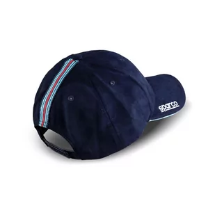 Czapka męska baseballowa granatowa Sparco Side Logo Martini Racing - Baseball, krykiet, palant - miniaturka - grafika 2