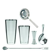 Pozostałe akcesoria barmańskie - Set barmański stalowy kod: BPR-101 - miniaturka - grafika 1