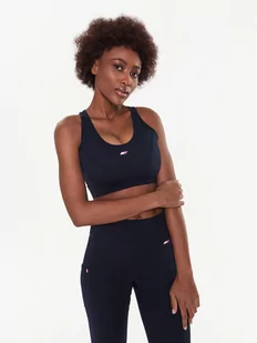 Tommy Hilfiger Biustonosz sportowy S10S101608 Granatowy - Biustonosze - miniaturka - grafika 1
