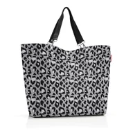 Torby i wózki na zakupy - Torba shopper xl, leo nero RZU7080 - miniaturka - grafika 1
