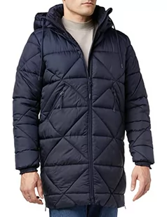 TOM TAILOR Denim Damski Płaszcz zimowy z kapturem 1032689, 10668 - Sky Captain Blue, XS - Płaszcze damskie - miniaturka - grafika 1