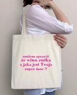 Torby i wózki na zakupy - Torba na zakupy eco - bawełniana - miniaturka - grafika 1