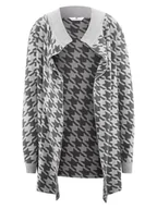 Swetry damskie - Damski sweter kardigan pepitka Bellybutton Maternity, r.S - miniaturka - grafika 1