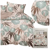 Pościel - POŚCIEL mikrofibra trójwymiarowa stylowa komplet 160x200 3 części HXDD - miniaturka - grafika 1