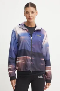 EA7 Emporio Armani kurtka treningowa kolor fioletowy przejściowa TNP6Z.6DTB02 - Kurtki damskie - miniaturka - grafika 1