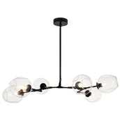 Lampy sufitowe - Step into Design Lampa wisząca MODERN ORCHID-6 ST-1232-6 black transparent Step Into Design  ST-1232-6 black transparent - miniaturka - grafika 1