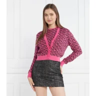 Swetry damskie - Pinko Kardigan | Regular Fit | z dodatkiem wełny - miniaturka - grafika 1