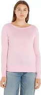 Swetry damskie - Tommy Hilfiger Damski sweter CO Jersey Stitch Boat-NK, kultowy różowy, XXL, Kultowy różowy, XXL - miniaturka - grafika 1